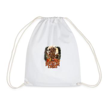 Squatch ou friandise - sasquatch - Sac de sport léger - blanc - Devant