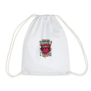 Préparez-vous je mords - amoureux des vampires - Sac de sport léger - blanc - Devant