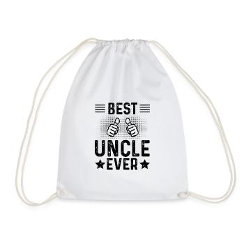 Meilleur oncle Bad Influence Cadeau de famille - Sac de sport léger - blanc - Devant