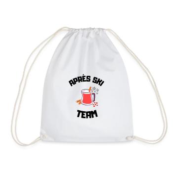 Après Ski Team - Drawstring Bag - white - Front
