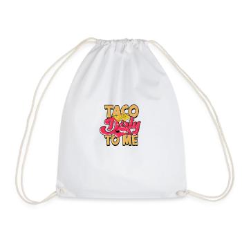 Taco sale pour moi - nourriture à tacos - Sac de sport léger - blanc - Devant