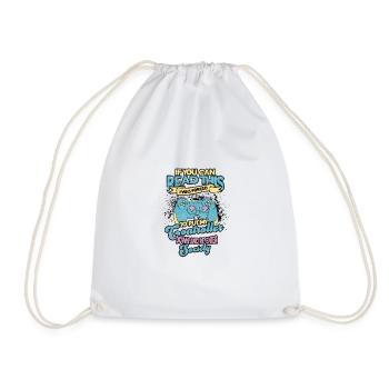 Si vous pouvez lire ceci, j’ai été contrôlé pour mettre mon - Sac de sport léger - blanc - Devant