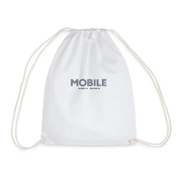 Coordonnées de la ville des États-Unis - Mobile - Sac de sport léger - blanc - Devant
