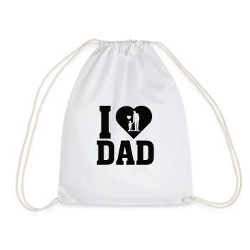 Meilleur monde Père Père Couple Couples Parents Papa papa - Sac de sport léger - blanc - Devant