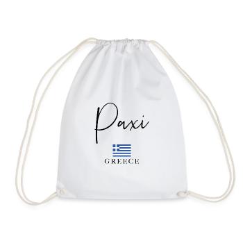 Vacances du drapeau de la Grèce - Islande Paxi - Sac de sport léger - blanc - Devant