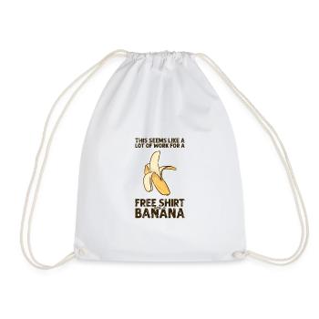 This seems like a lot of work for a free shirt - Drawstring Bag - white - Front
