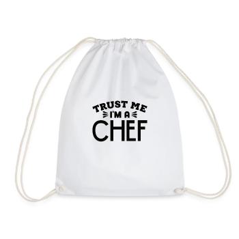 Chef Profession Gastronomie Cuisine Chapeau de Chef - Sac de sport léger - blanc - Devant