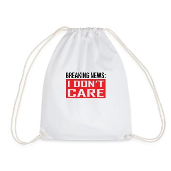 Drôle Dire Ironie Sarcasme T-shirt amusant - Sac de sport léger - blanc - Devant