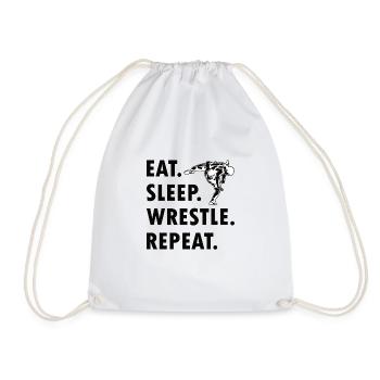 Wrestling Wrestling Wrestler Wrestler Gift - Drawstring Bag - white - Front