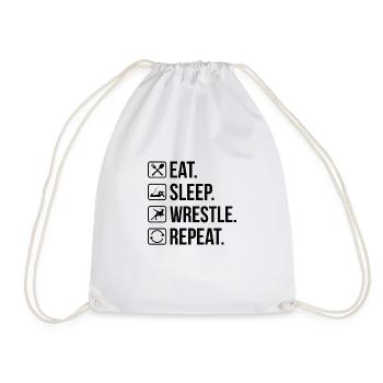 Lutte Lutte Cadeau de lutteur lutteur - Sac de sport léger - blanc - Devant