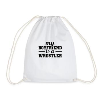 Lutte Lutte Cadeau de lutteur lutteur - Sac de sport léger - blanc - Devant