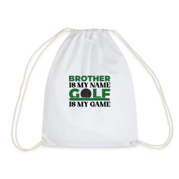 Frère golfeur d’un golfeur Frère golfeur - Sac de sport léger - blanc - Devant