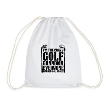 La grand-mère de la grand-mère de golf - Sac de sport léger - blanc - Devant