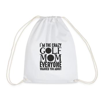 Golfers Golfers Golf clubs Golfing Golf mother - Drawstring Bag - white - Front
