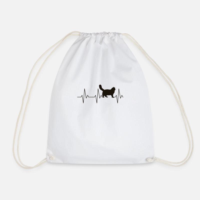 Ragdoll Cat Ragdoll Cat Cat Owner - Drawstring Bag - white