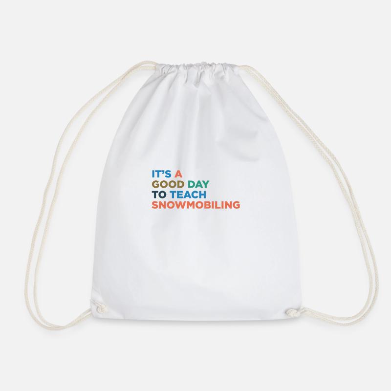 Teach snow frames trainers - Drawstring Bag - white