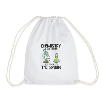 La chimie, c’est comme cuisiner Ne léchez pas le - Sac de sport léger - blanc - Devant