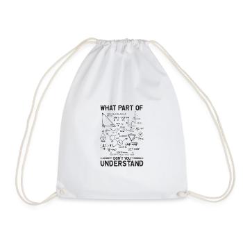 Quelle partie de ne comprenez-vous pas - éléments - Sac de sport léger - blanc - Devant