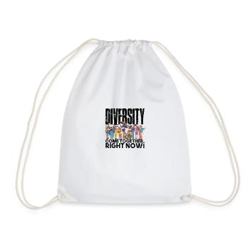 Diversité - Rassemblez-vous, dès maintenant! -Diversité - Sac de sport léger - blanc - Devant