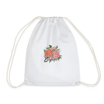 Spread kindness - Hippie - Drawstring Bag - white - Front