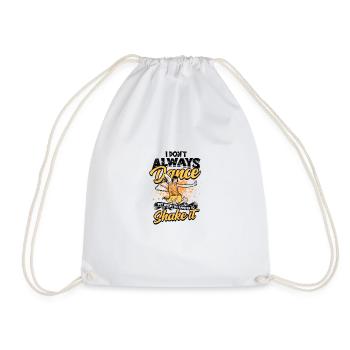 Je ne danse pas toujours, mais je préfère le secouer - - Sac de sport léger - blanc - Devant