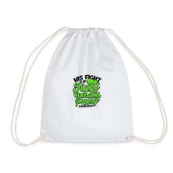 Son combat est mon combat - Paralysie cérébrale - Sac de sport léger - blanc - Devant