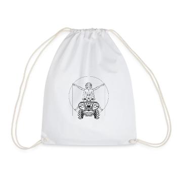 Funny Quad ATV Enthusiasts Quad Racers - Sac de sport léger - blanc - Devant