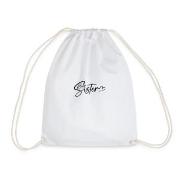 Grande Sœur - Famille - Sac de sport léger - blanc - Devant