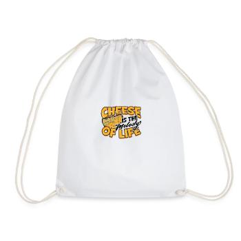 Le fromage est la mélodie de la vie - Cheese - Sac de sport léger - blanc - Devant
