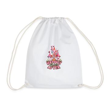 Happily ever after - Relationship - Drawstring Bag - white - Front