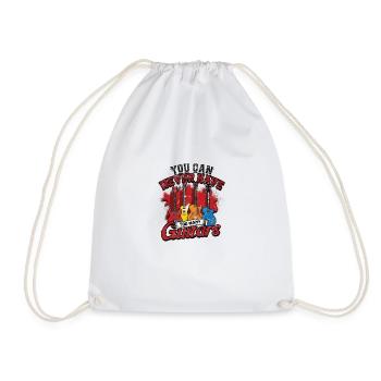 YOU CAN NEVER HAVE TOO MANY GUITARS - Guitar - Drawstring Bag - white - Front