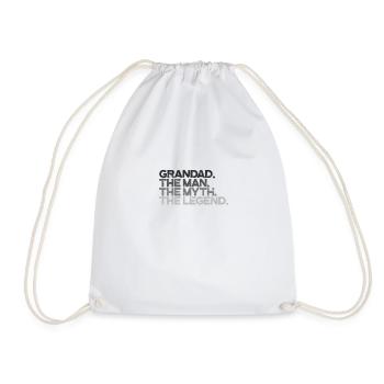 GRAND-PÈRE. L’HOMME. LE MYTHE. LA LÉGENDE. -Famille - Sac de sport léger - blanc - Devant