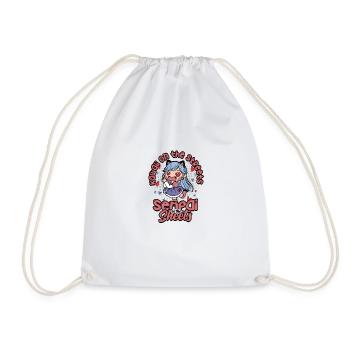 Kawaii dans les rues, senpai dans les draps - - Sac de sport léger - blanc - Devant