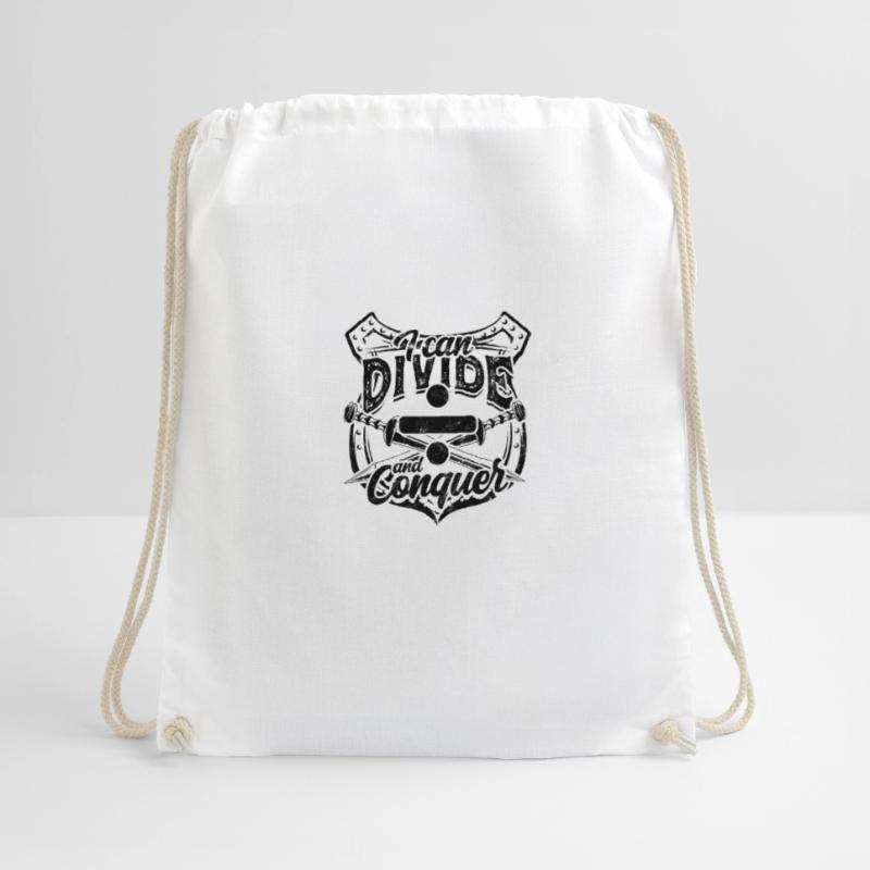 I can divide and conquer - Math Drawstring Bag