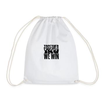 Ensemble, nous gagnons - Équipe - Sac de sport léger - blanc - Devant