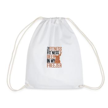 J’AIME LES CERFS EN FORME DANS MON CONGÉLATEUR - - Sac de sport léger - blanc - Devant
