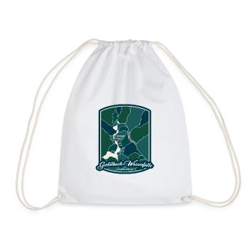 Cascades de Gertelbach – Forêt-Noire - Sac de sport léger - blanc - Devant