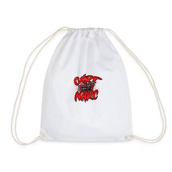 CART NARC - Social Justice - Drawstring Bag - white - Front
