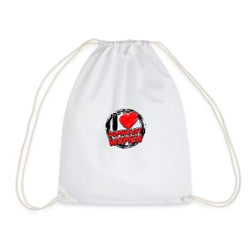 I love dominant women - Preference - Drawstring Bag - white - Front