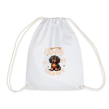 Teckel Puppy Lover Chien de chasse - Sac de sport léger - blanc - Devant