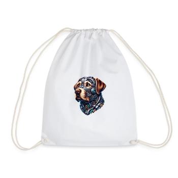 Conception Android Labrador Retriever - Sac de sport léger - blanc - Devant