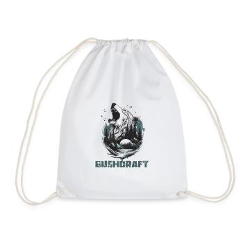 Bushcraft Bushcrafter Outdoor Nature Lover - Drawstring Bag - white - Front