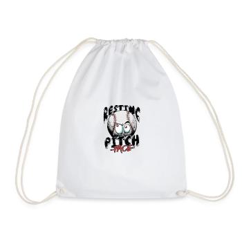 Resting Pitch Face - Funny - Drawstring Bag - white - Front