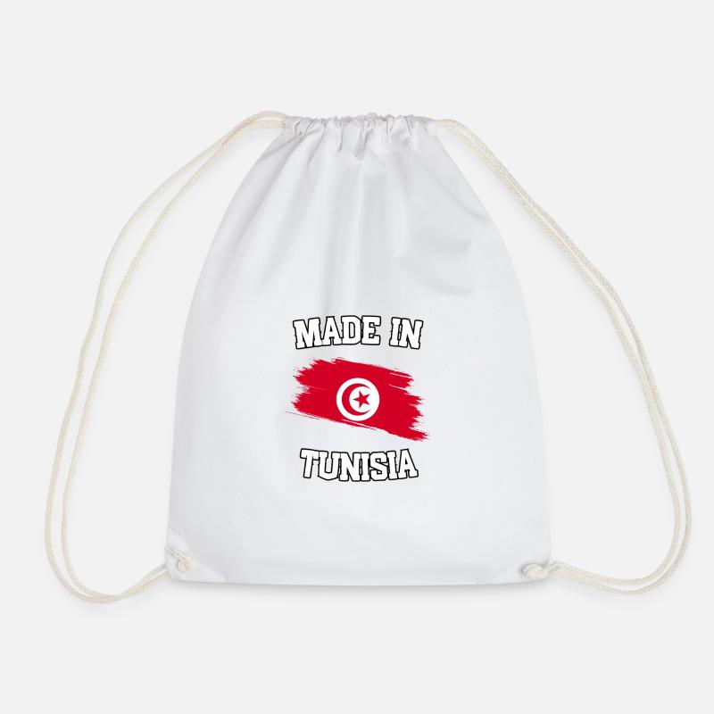 Made in Tunisia - Turnbeutel - Weiß