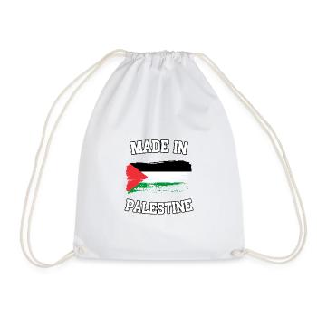 Made In Palestine - Turnbeutel - Weiß - Vorne