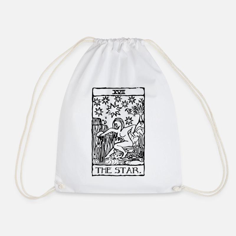 The Star Tarot Card - Turnbeutel - Weiß