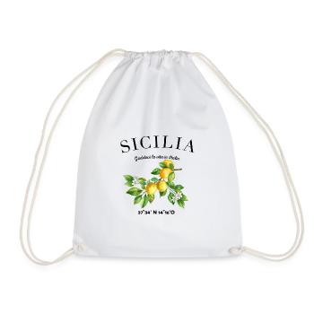Vacances Sicile Camping Sicilia - Sac de sport léger - blanc - Devant