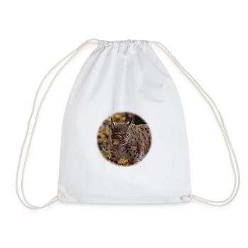 Lynx - Drawstring Bag - white - Front
