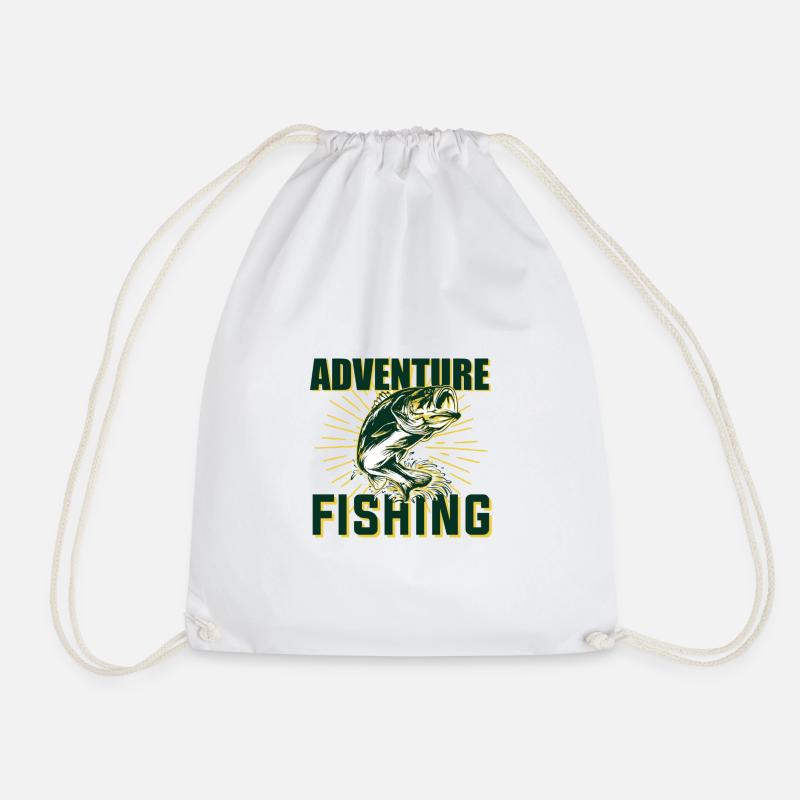 Aventure Pêche Pêche Pêche Pêche - Sac de sport léger - blanc