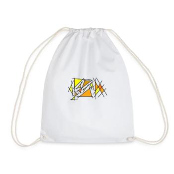 Coin jaune - Sac de sport léger - blanc - Devant